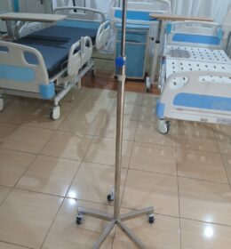 Tiang infus kaki 5 stainless